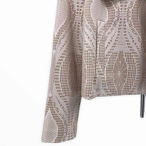 Pixley Marsa Ivory Lace Moto Jacket Blazer - Picture 4 of 11